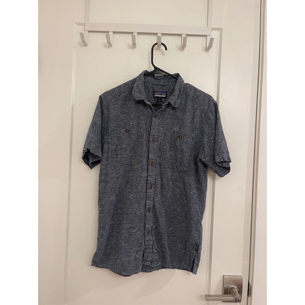 Patagonia Men's Hemp Organic Cotton Button Down Granola Colorado
